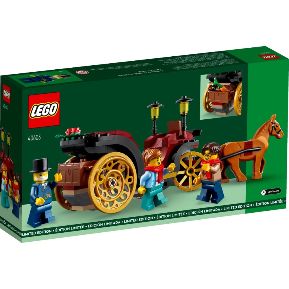 ［想樂］全新 樂高 LEGO 40603 聖誕節 冬季馬車 Wintertime Carriage Ride-細節圖2