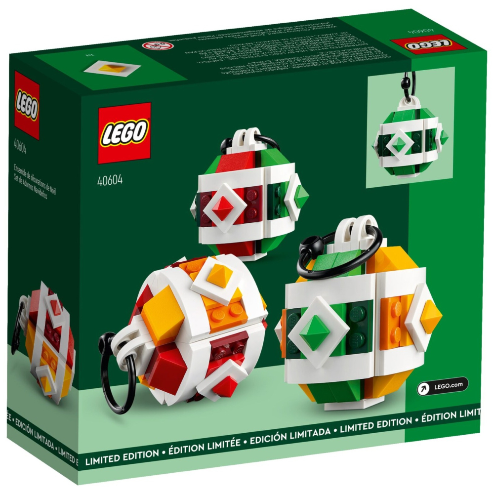 ［想樂］全新 樂高 LEGO 40604 聖誕節 聖誕吊飾 Christmas Decor Set-細節圖2