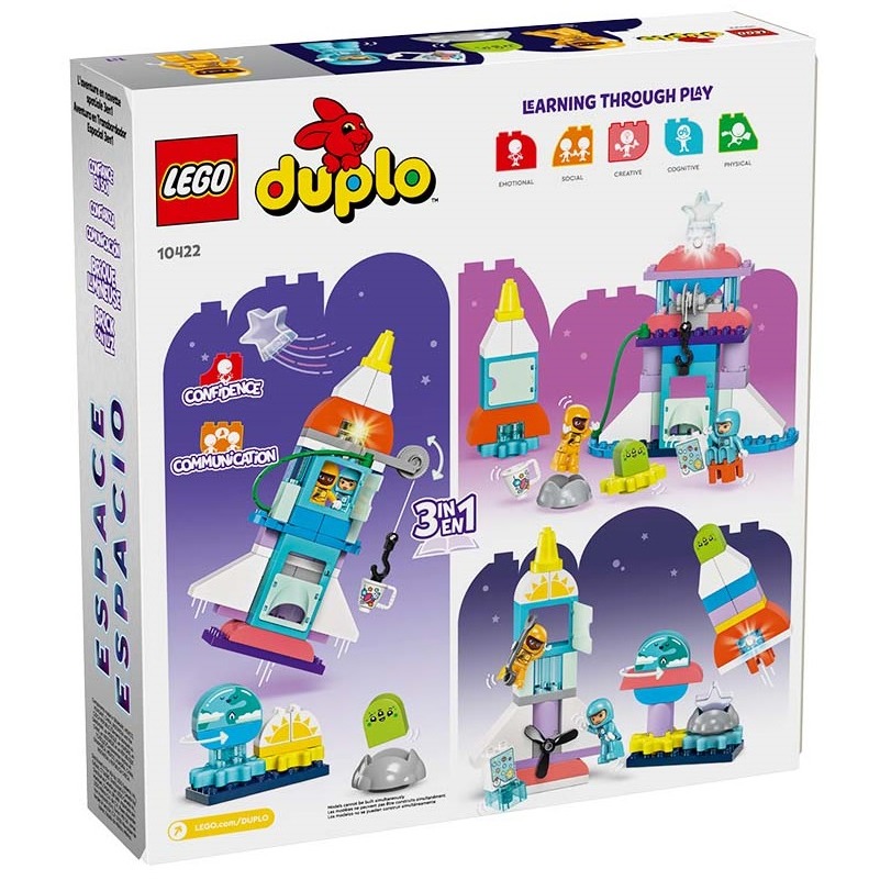 ［想樂］全新 樂高 LEGO 10422 DUPLO 得寶 三合一太空梭歷險-細節圖2