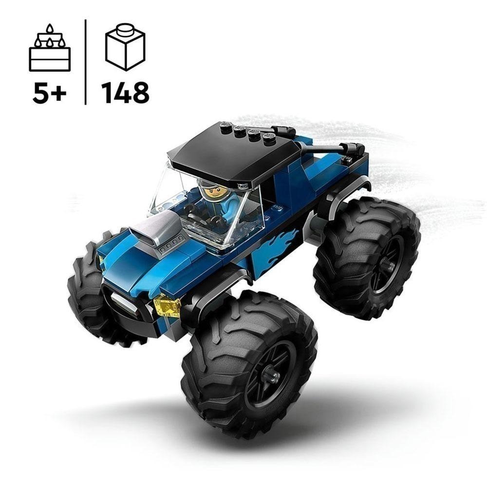 ［想樂］全新 樂高 LEGO 60402 City 城市 藍色怪獸卡車-細節圖4