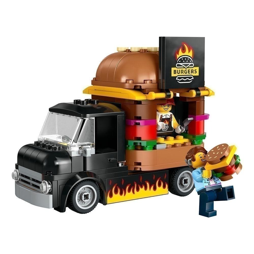［想樂］全新 樂高 LEGO 60404 City 城市 漢堡餐車-細節圖3