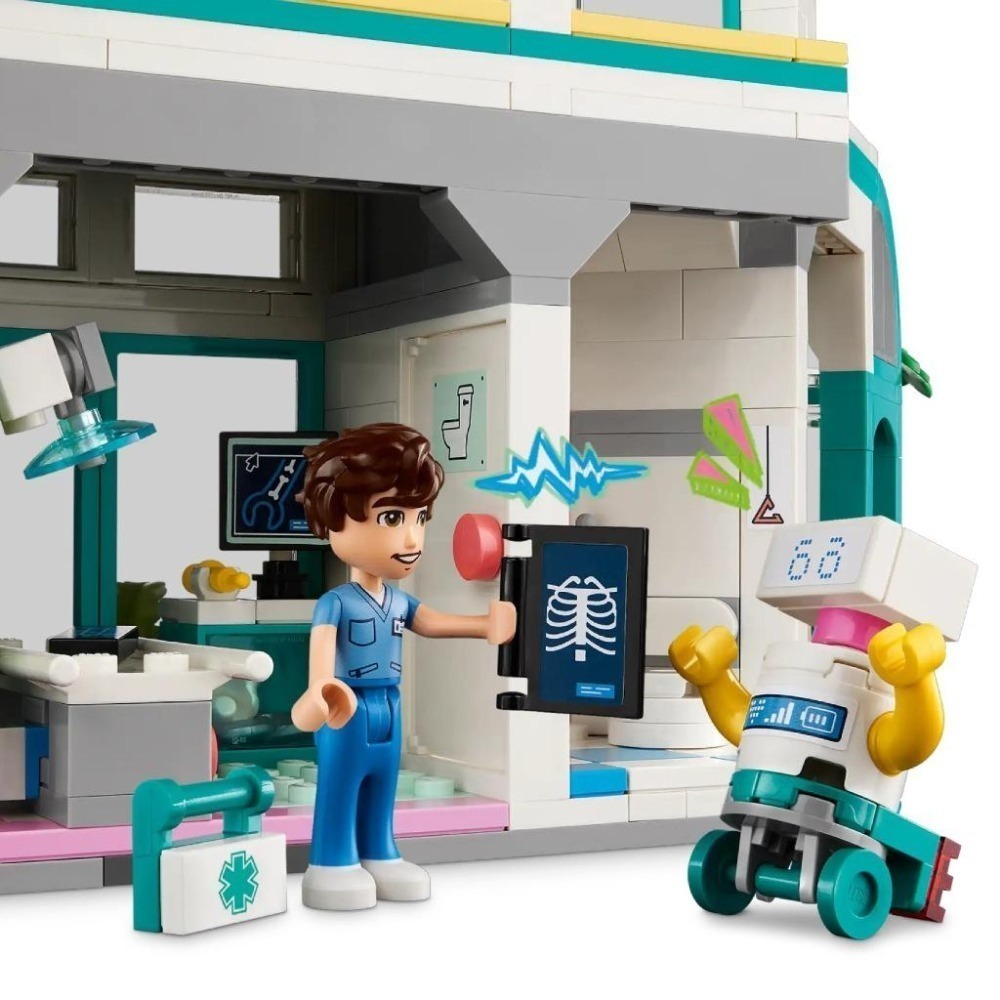 ［想樂］全新 樂高 LEGO 42621 Friends 好朋友 心湖城醫院 (盒損)-細節圖4