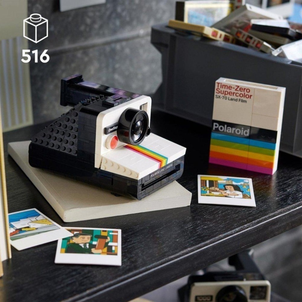 ［想樂］全新 樂高 LEGO 21345 IDEAS #53 PolaroidOneStep SX-70 相機 拍立得-細節圖4