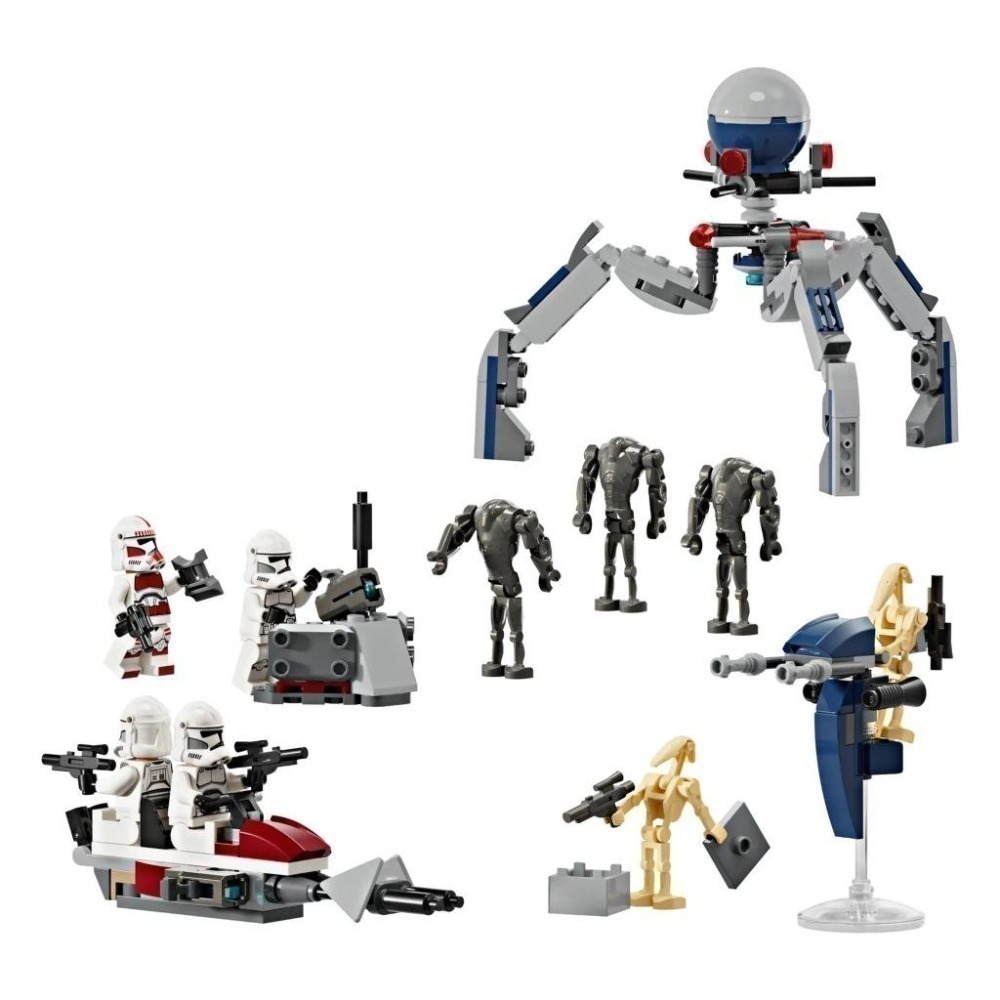 ［想樂］全新 樂高 LEGO 75372 Star Wars 星際大戰 複製人與戰鬥機器人大戰-細節圖3