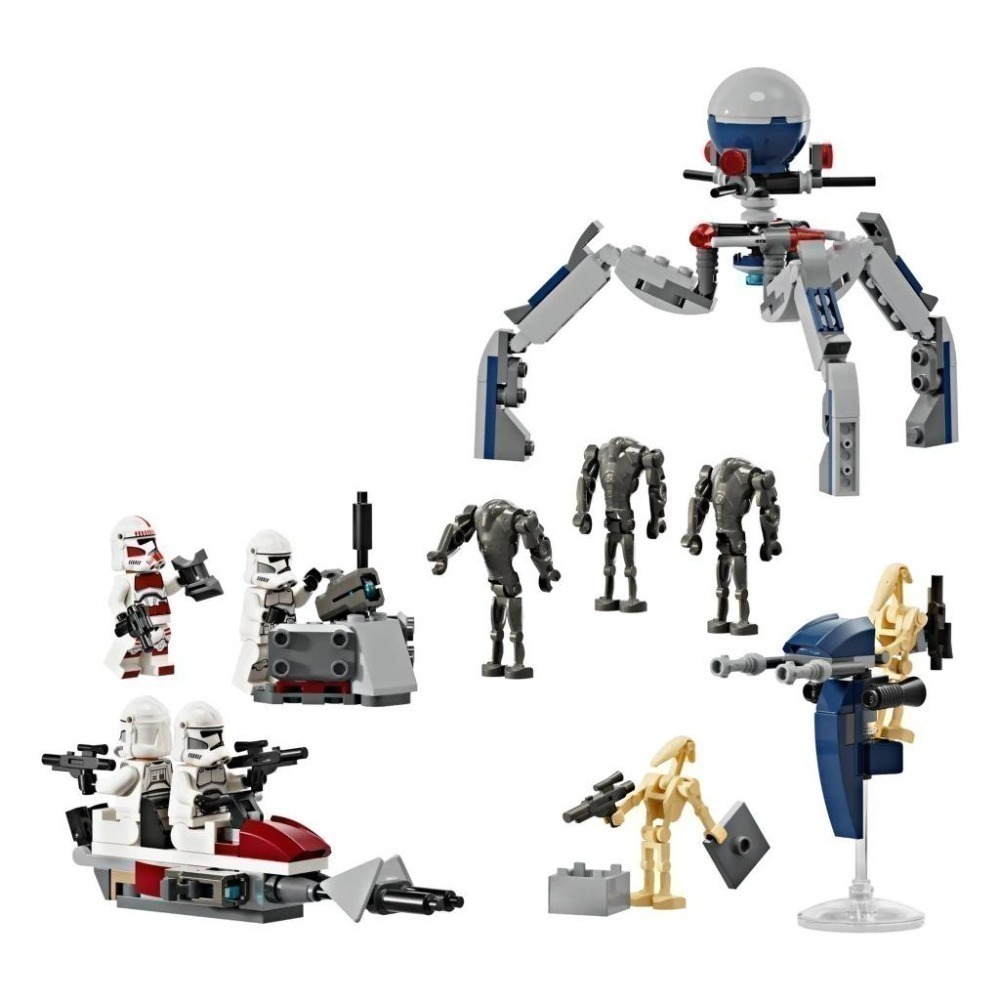 ［想樂］全新 樂高 LEGO 75372 Star Wars 星際大戰 複製人與戰鬥機器人大戰-細節圖3