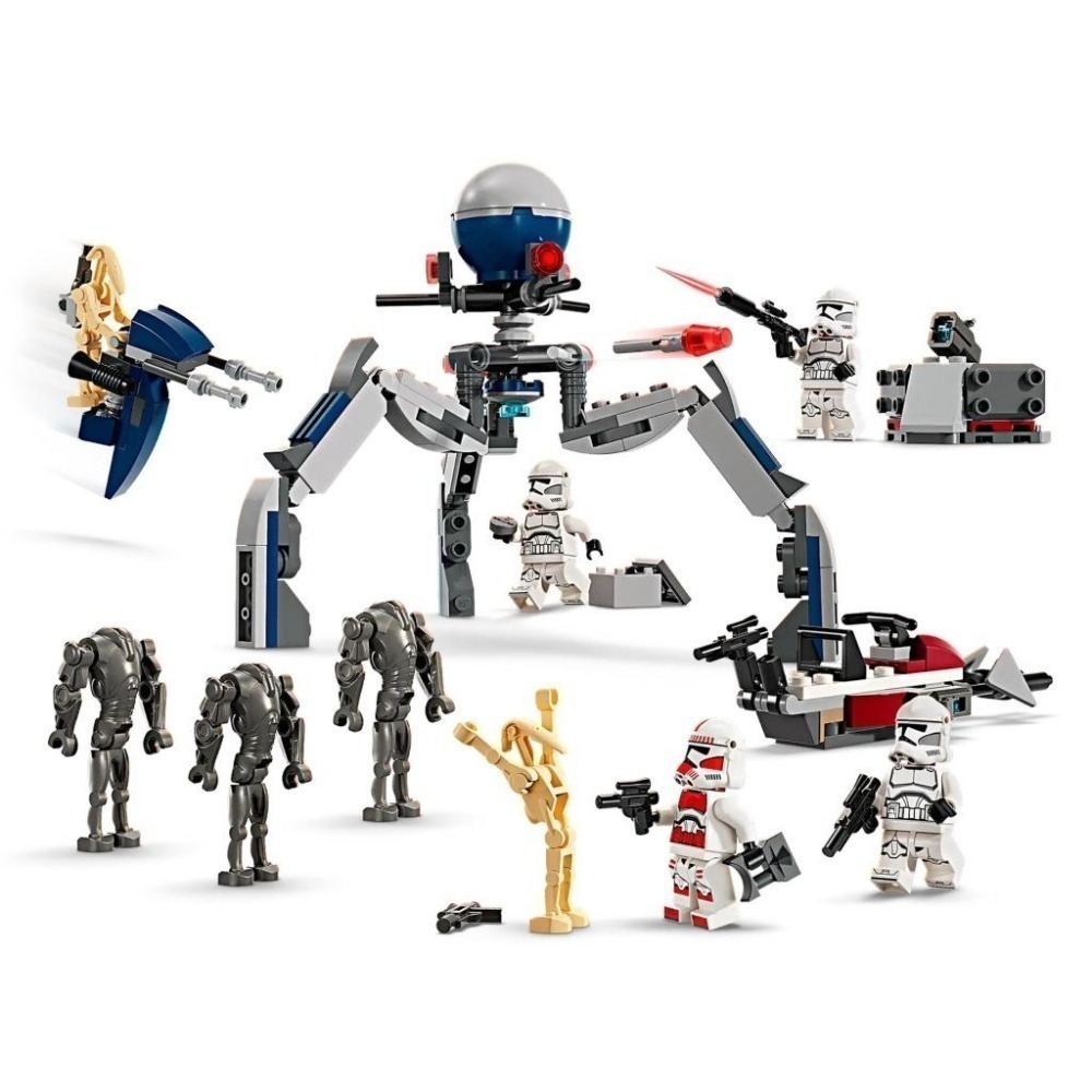 ［想樂］全新 樂高 LEGO 75372 Star Wars 星際大戰 複製人與戰鬥機器人大戰-細節圖4