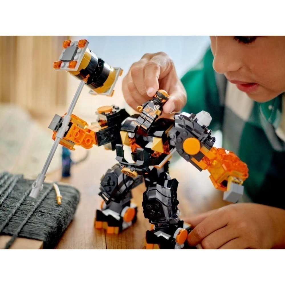 ［想樂］全新 樂高 LEGO 71806 Ninjago 忍者 阿剛的土元素機械人-細節圖5