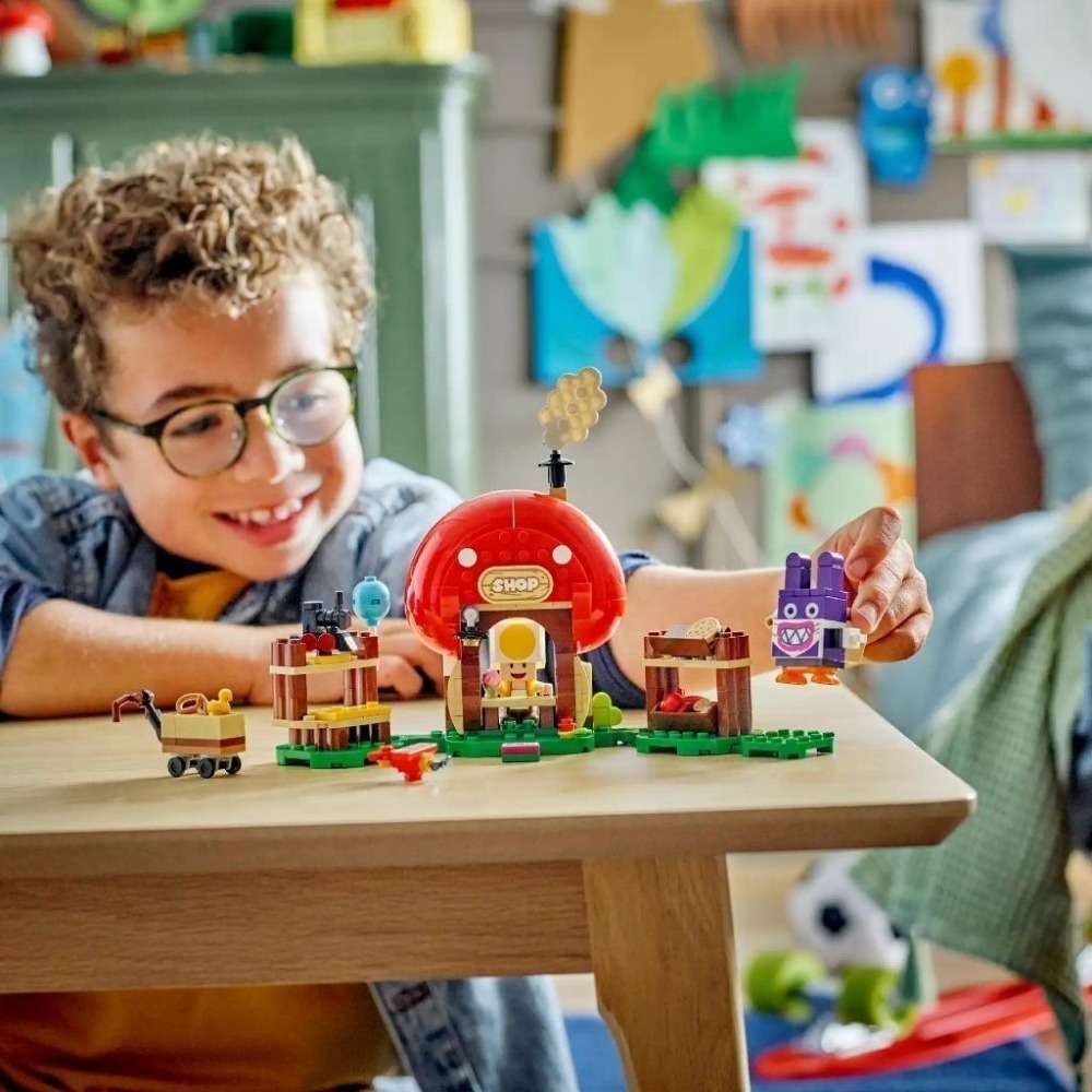 ［想樂］全新 樂高 LEGO 71429 Super Mario 瑪利歐 偷天兔和奇諾比奧商店-細節圖5