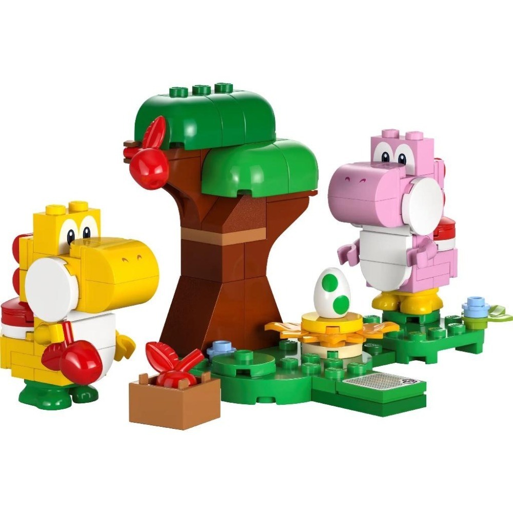 ［想樂］全新 樂高 LEGO 71428 Super Mario 瑪利歐 森林中的耀西和蛋-細節圖3
