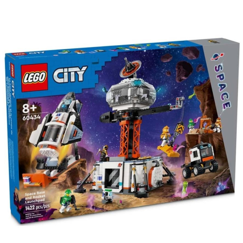 ［想樂］全新 樂高 LEGO 60434 City 城市 太空基地和火箭發射台