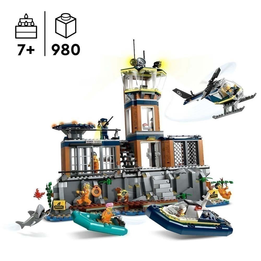 ［想樂］全新 樂高 LEGO 60419 City 城市 監獄島 警察系列-細節圖3