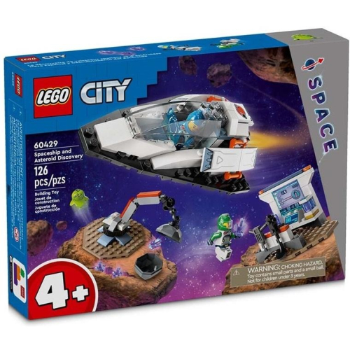 ［想樂］全新 樂高 LEGO 60429 City 城市 太空船和小行星探索