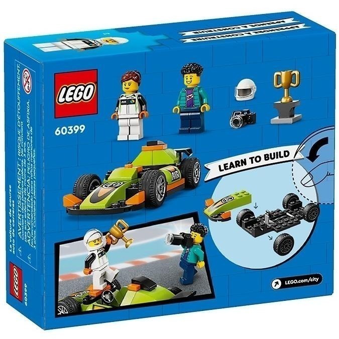 ［想樂］全新 樂高 LEGO 60399 City 城市 綠色賽車-細節圖2