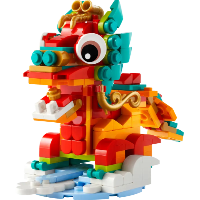 ［想樂］全新 樂高 Lego 40611 2024年 龍年 龍 節慶盒組 生肖 Dragon-細節圖3