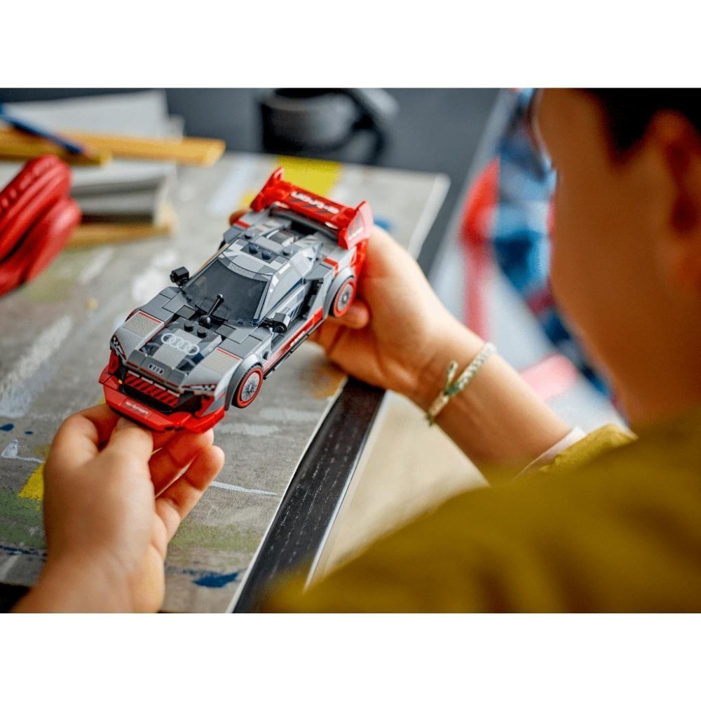 ［想樂］全新 樂高 LEGO 76921 Speed 賽車 奧迪 AudiS1e-tronquattroRaceCar-細節圖8