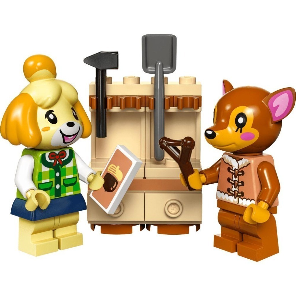 ［想樂］全新 樂高 LEGO 77049 動物森友會 西施惠 歡迎來我家 Isabelle＇s House Visit-細節圖6