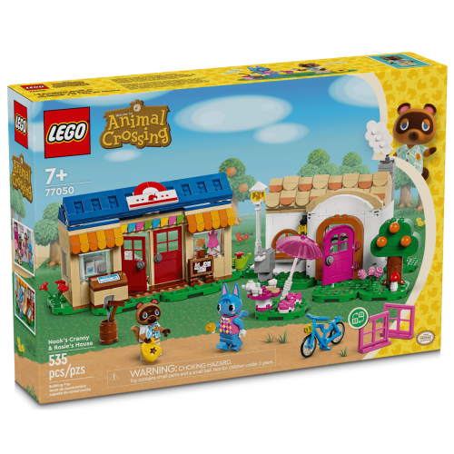 ［想樂］全新 樂高 LEGO 77050 動物森友會 Nook 商店與彭花的家 Nook Rosie House