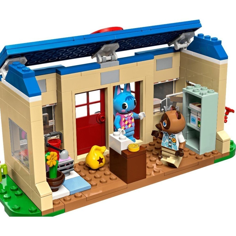 ［想樂］全新 樂高 LEGO 77050 動物森友會 Nook 商店與彭花的家 Nook Rosie House-細節圖5