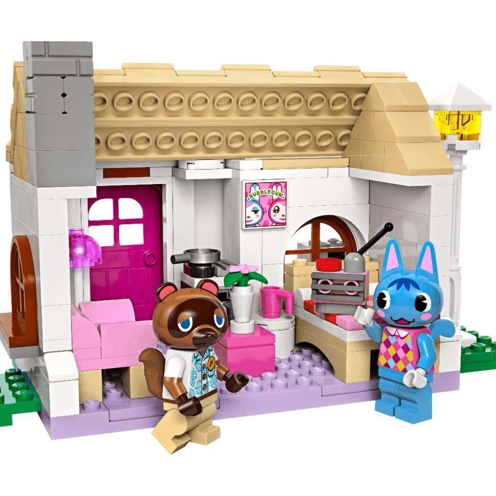 ［想樂］全新 樂高 LEGO 77050 動物森友會 Nook 商店與彭花的家 Nook Rosie House-細節圖6