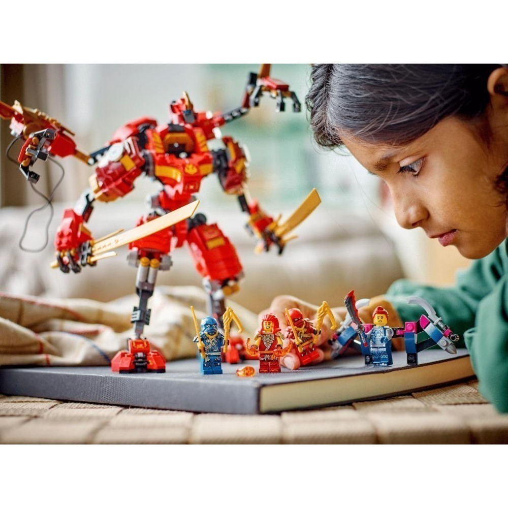［想樂］全新 樂高 LEGO 71812 Ninjago 忍者 赤地的忍者攀爬機械人 Kai Mech-細節圖5