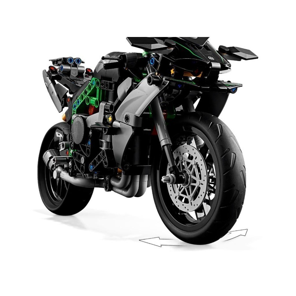 ［想樂］全新 樂高 LEGO 42170 Technic 科技 川崎 機車 Kawasaki Ninja H2R-細節圖5