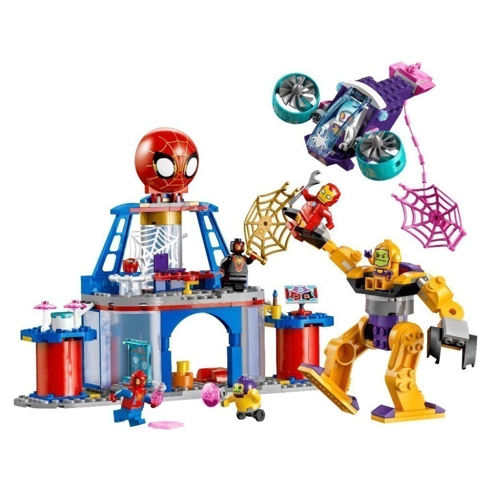 ［想樂］全新 樂高 LEGO 10794 Marvel 漫威 蜘蛛人小隊總部 TeamSpideyWebSpinner-細節圖3