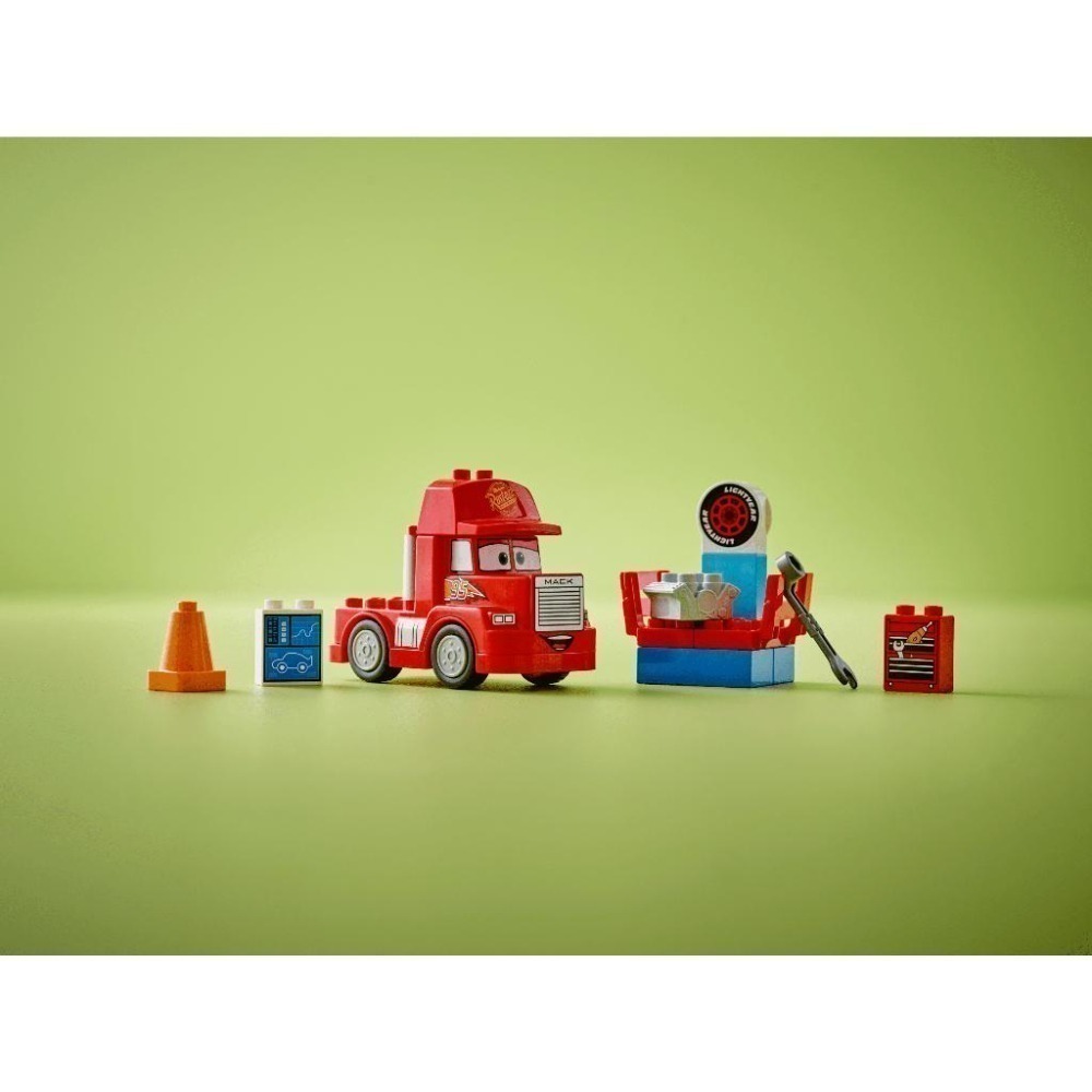 ［想樂］全新 樂高 LEGO 10417 Duplo 得寶 麥大叔 Mack at the Race-細節圖5