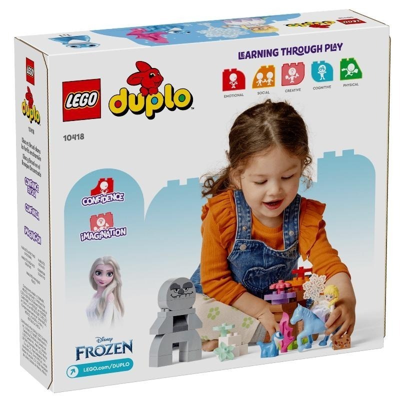 ［想樂］全新 樂高 LEGO 10418 Duplo 得寶 冰雪奇緣 艾莎 布魯尼的森林歷險 Elsa Bruni-細節圖2