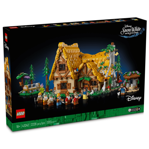 ［想樂］全新 樂高 LEGO 43242 Disney 迪士尼 《白雪公主》小屋