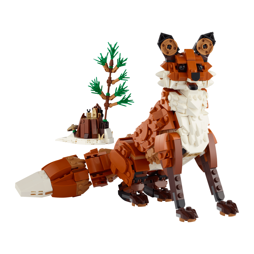 ［想樂］全新 樂高 LEGO 31154 Creator 三合一 森林動物：紅狐狸 貓頭鷹 狐狸-細節圖3