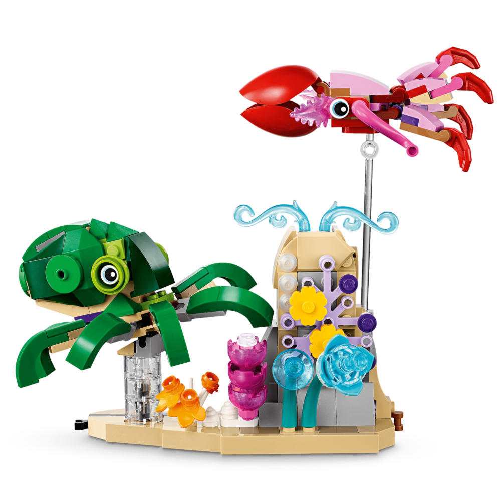 ［想樂］全新 樂高 LEGO 31158 Creator 三合一 海中動物 海龜 水母 海馬 章魚 魷魚-細節圖4