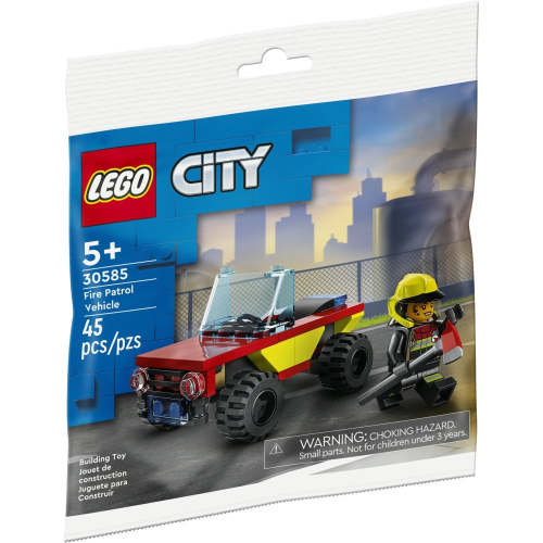 ［想樂］『小包』全新 樂高 LEGO 30585 City 消防車 消防員