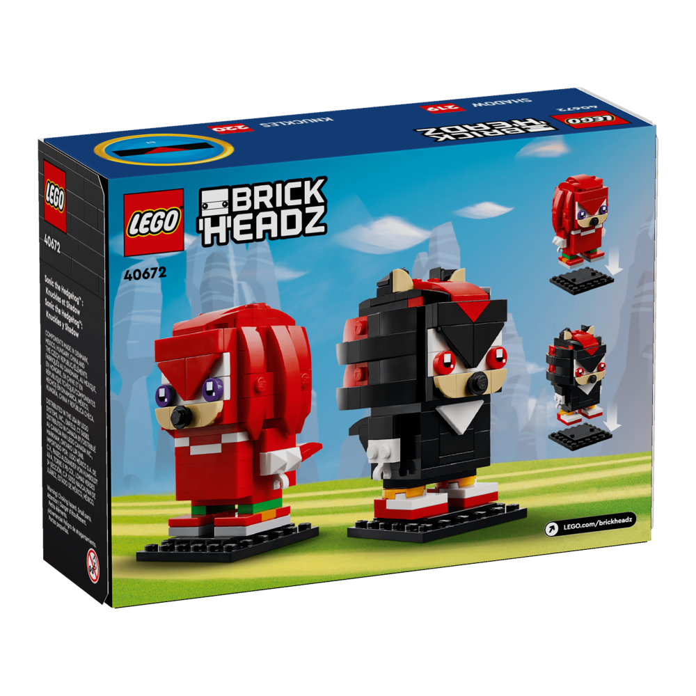 ［想樂］全新 樂高 LEGO 40672 Brickheadz 音速小子 SonictheHedgehog 納克和夏特-細節圖2