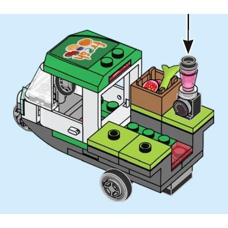 ［想樂］『拆賣』全新 樂高 LEGO 60380 果汁餐車 不含人偶及其配件 拆盒場景
