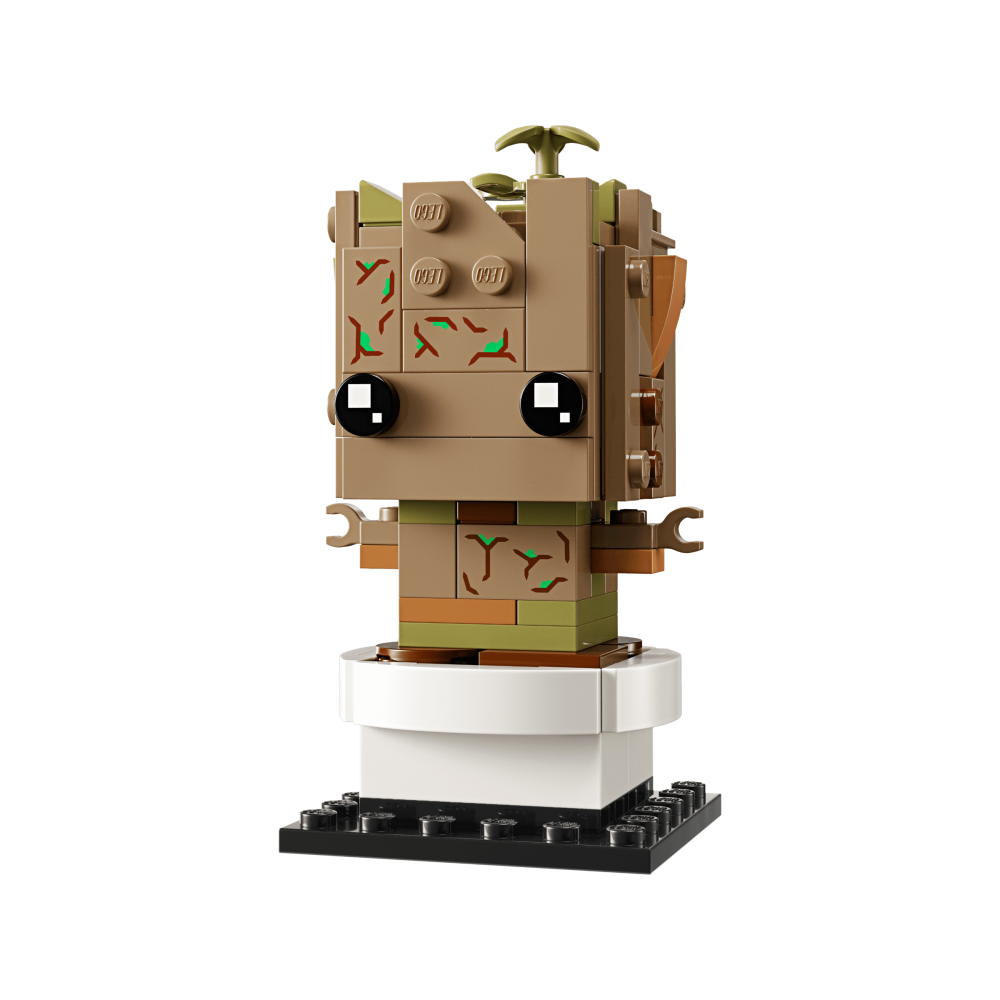 ［想樂］全新 樂高 LEGO 40671 Brickheadz Marvel 漫威 花盆裡 小格魯特-細節圖3