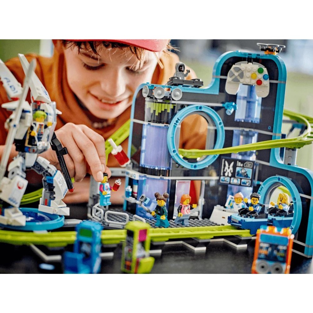 ［想樂］全新 樂高 LEGO 60421 City 城市 機器人世界雲霄飛車樂園-細節圖8