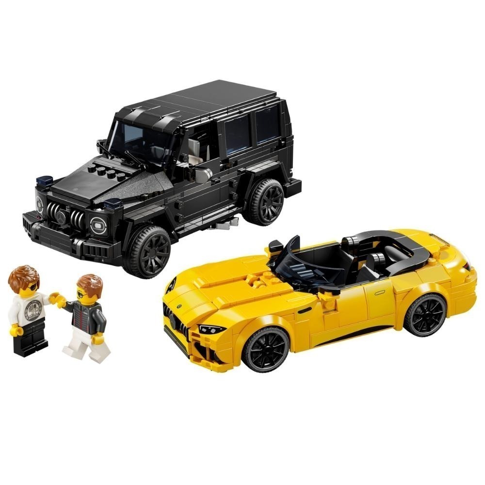 ［想樂］全新 樂高 LEGO 76924 Speed 賽車 賓士 AMG G 63 & AMG SL 63 (盒損)-細節圖3