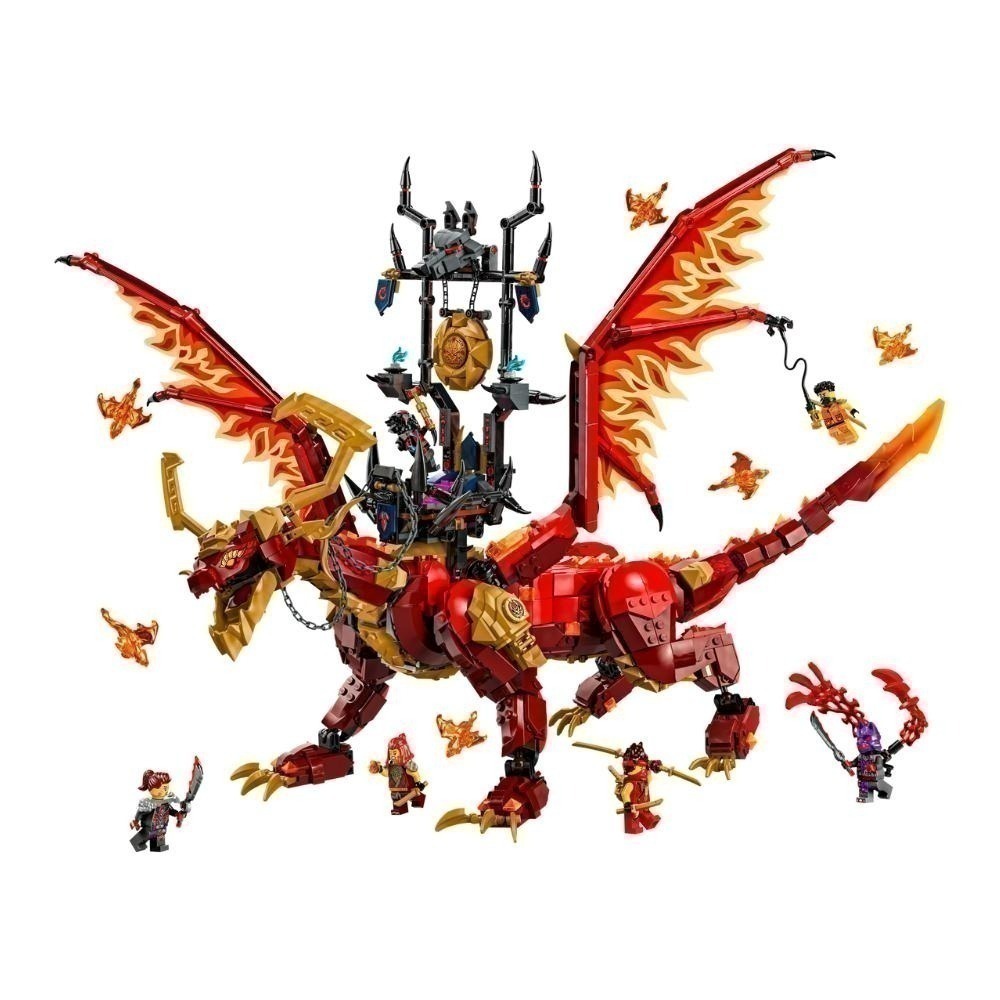 ［想樂］全新 樂高 LEGO 71822 Ninjago 忍者 動態來源龍 (盒損)-細節圖3