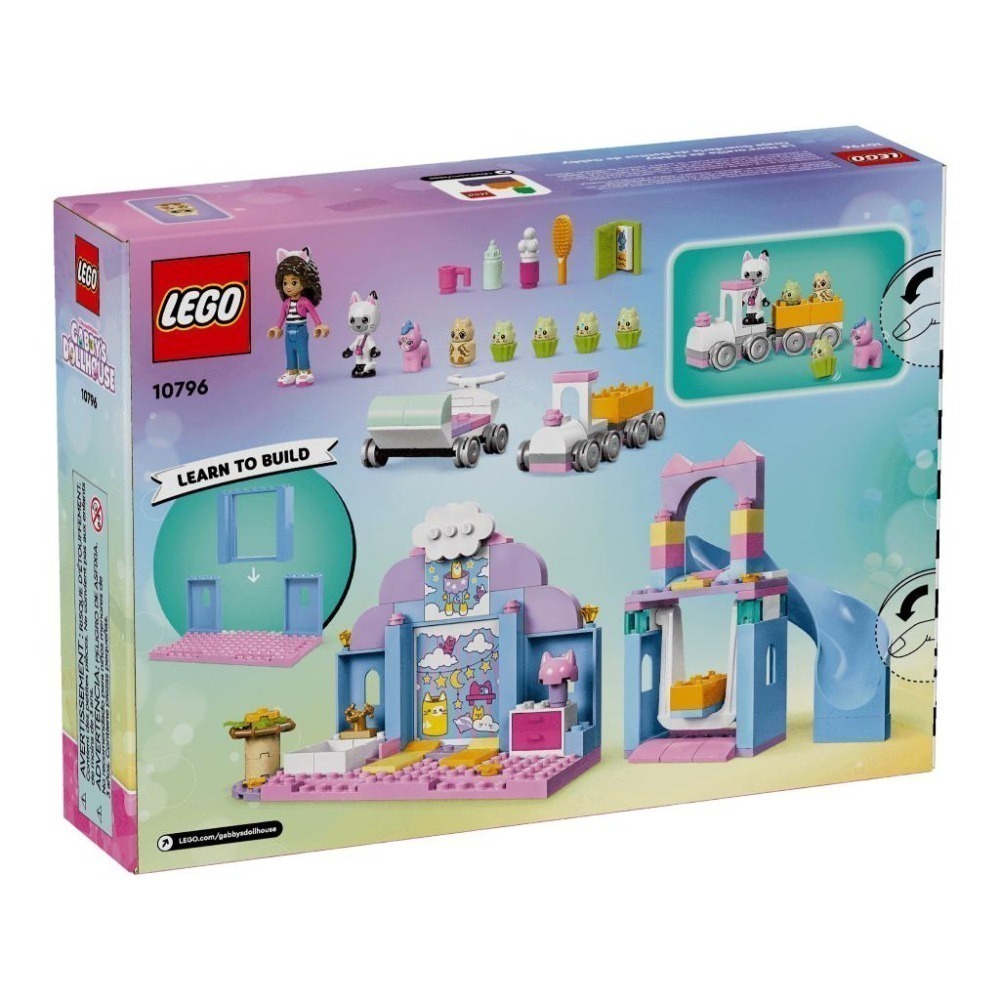 ［想樂］全新 樂高 LEGO 10796 Gabby＇s Dollhouse 蓋比的貓咪育幼室-細節圖2