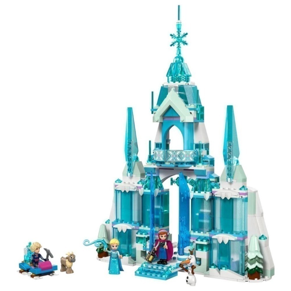 ［想樂］全新 樂高 LEGO 43244 Disney 迪士尼 冰雪奇緣 艾莎的冰雪城堡-細節圖3