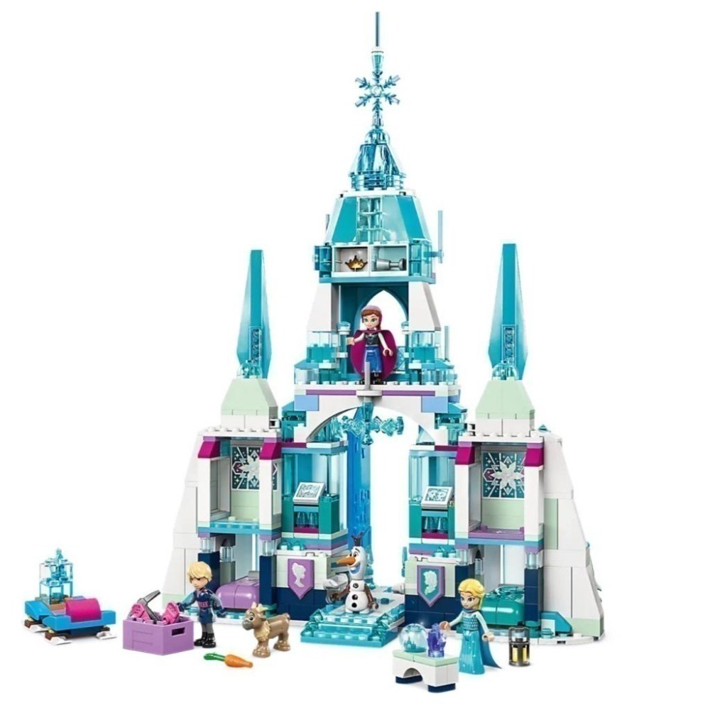 ［想樂］全新 樂高 LEGO 43244 Disney 迪士尼 冰雪奇緣 艾莎的冰雪城堡-細節圖4