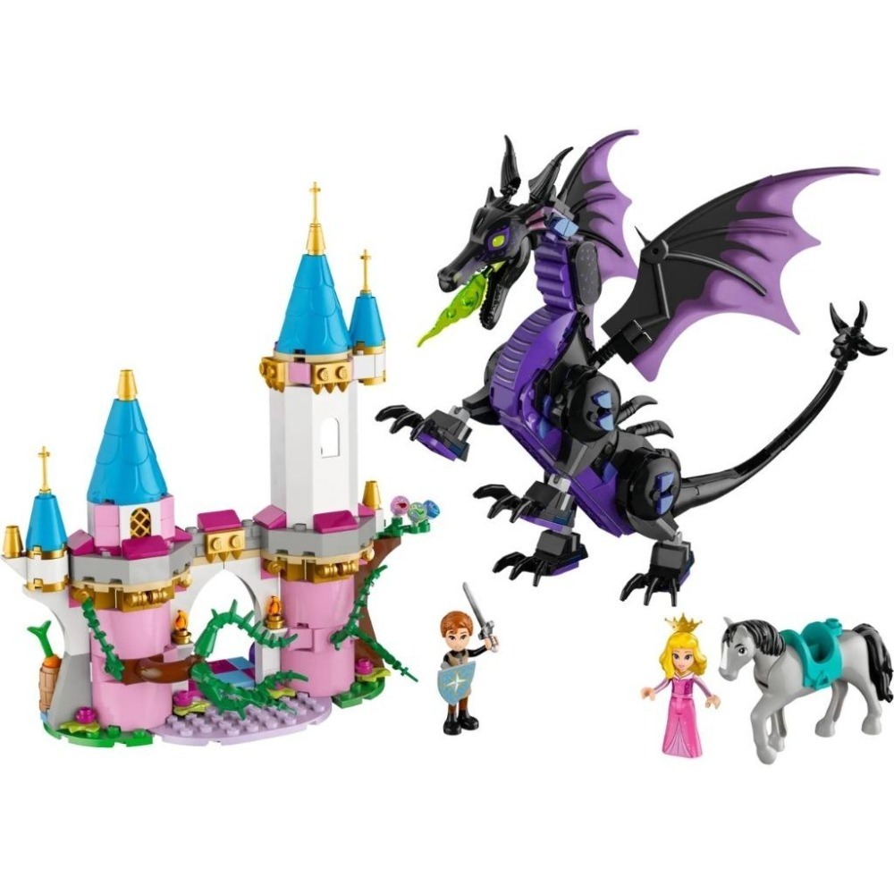 ［想樂］全新 樂高 LEGO 43240 Disney 迪士尼 梅菲瑟的龍形變身-細節圖3