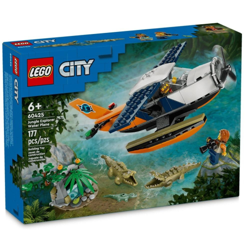 ［想樂］全新 樂高 LEGO 60425 City 城市 叢林探險家水上飛機