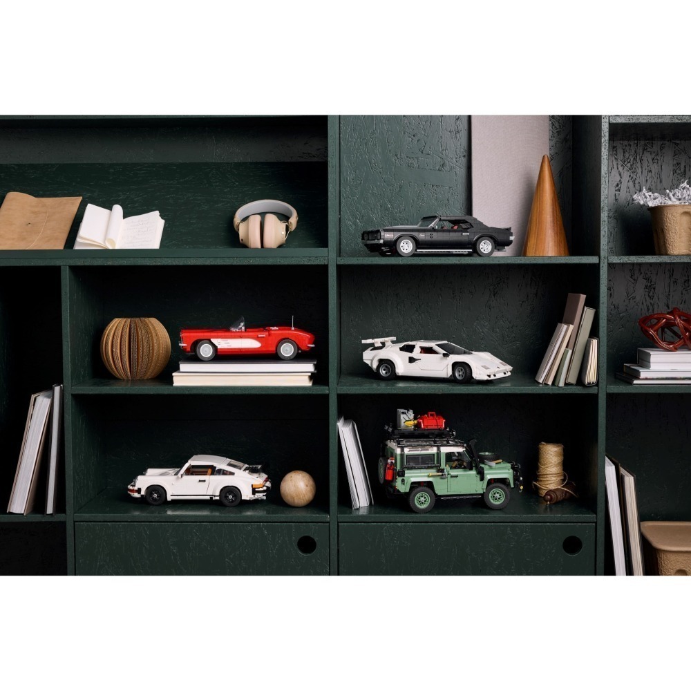 ［想樂］全新 樂高 LEGO 10337 Icons 藍寶堅尼 Lamborghini Countach 5000 盒損-細節圖5