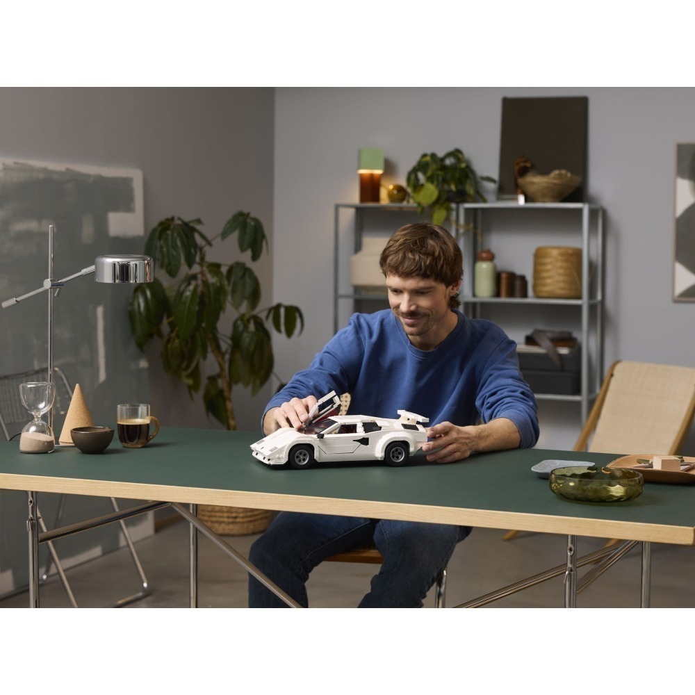 ［想樂］全新 樂高 LEGO 10337 Icons 藍寶堅尼 Lamborghini Countach 5000 盒損-細節圖6