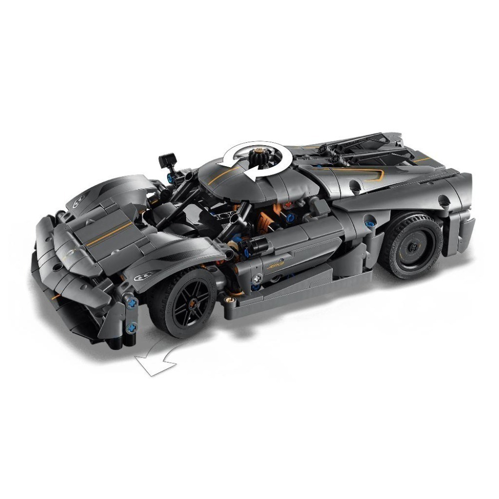［想樂］全新 樂高 LEGO 42173 Technic 科技 科尼賽克 Koenigsegg Jesko-細節圖7