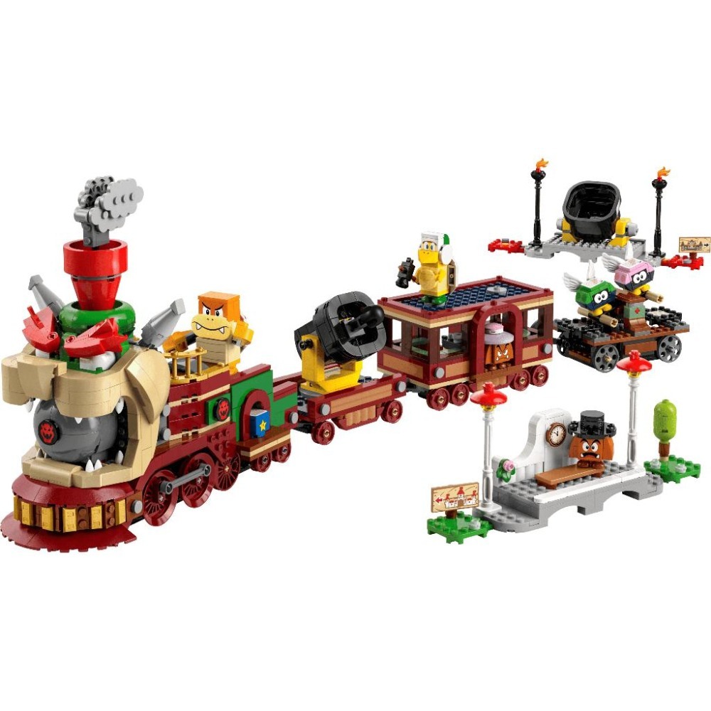 ［想樂］全新 樂高 LEGO 71437 Mario 瑪利歐 庫巴特快列車 火車-細節圖3