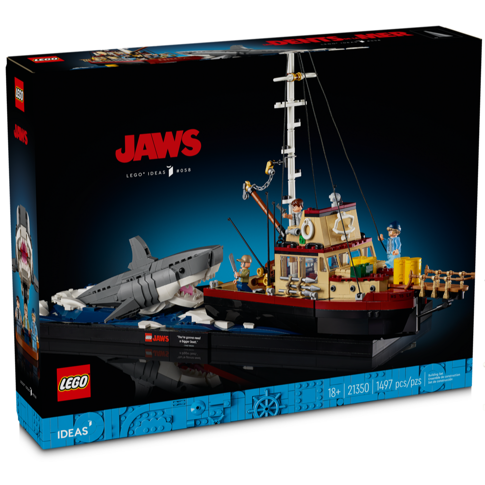 ［想樂］ 全新 樂高 Lego 21350 IDEAS 《大白鯊》Jaws IDEAS#58