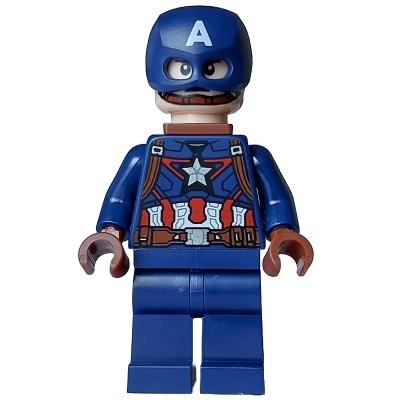 ［想樂］『人偶』全新 樂高 Lego SH973 漫威 美國隊長 Captain America (76291)