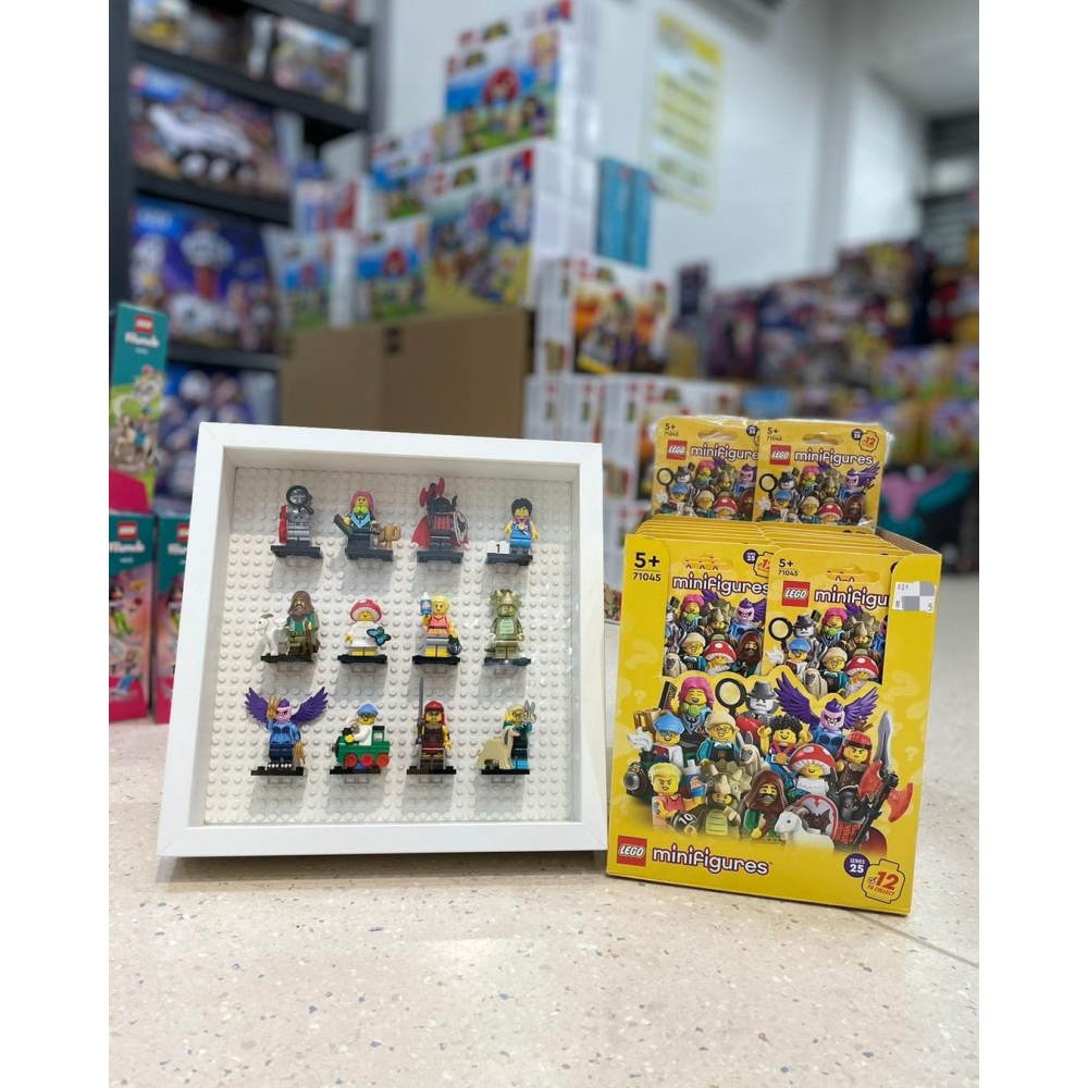 ［想樂］全新 樂高 LEGO 人偶框 人偶 立架 掛勾 展示框 相框 71047 71046 71045-細節圖3